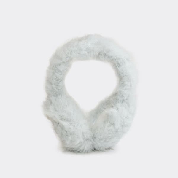 EGO Earmuffs In Grey Faux Fur, Women's Size UK One Size - 2