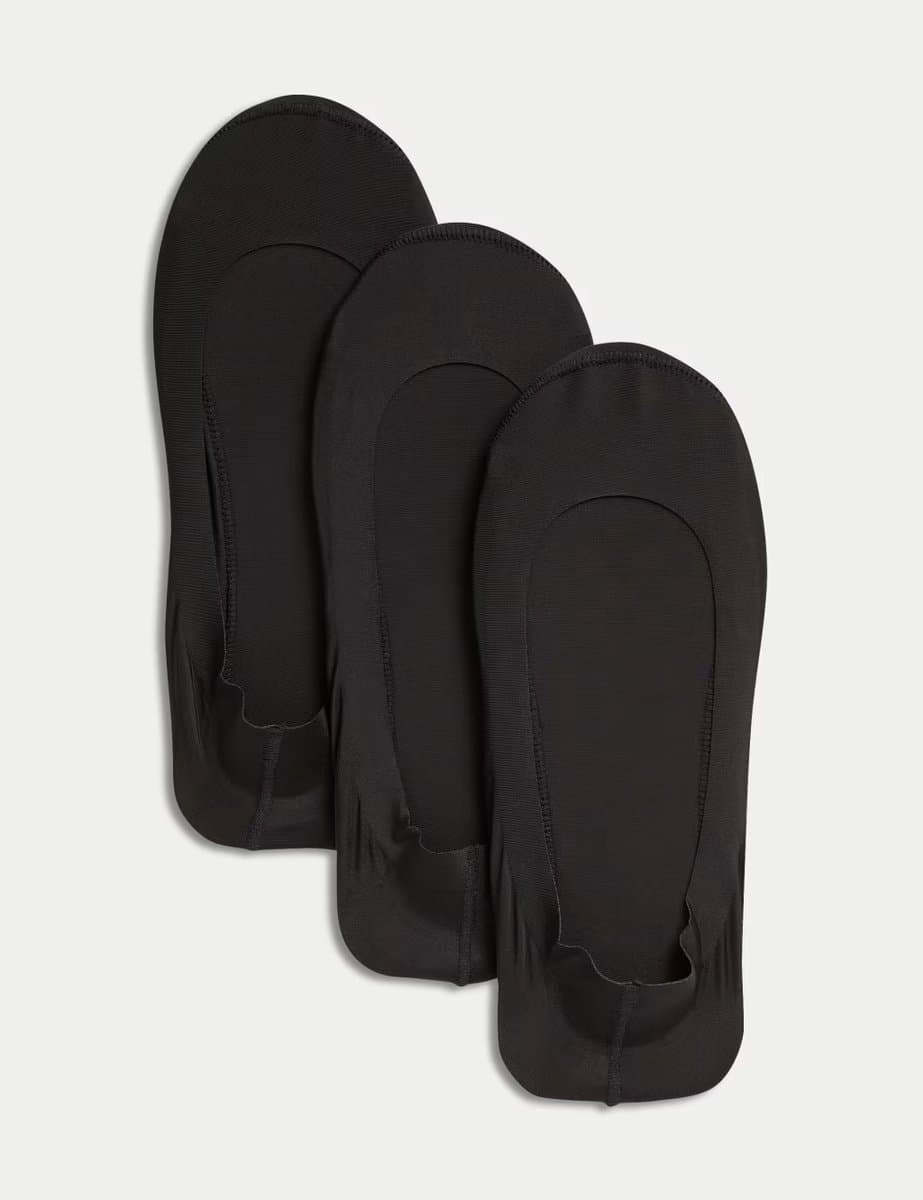 Marks & Spencer M&S 3pk Low Cut Footsies Black