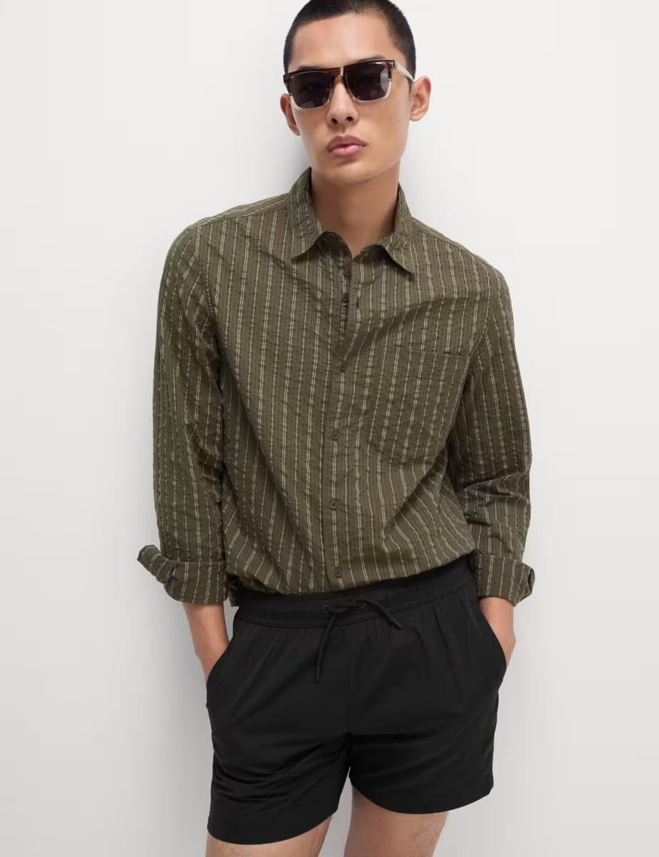 Marks & Spencer M&S Quick Dry Plain Swim Shorts Black - 3