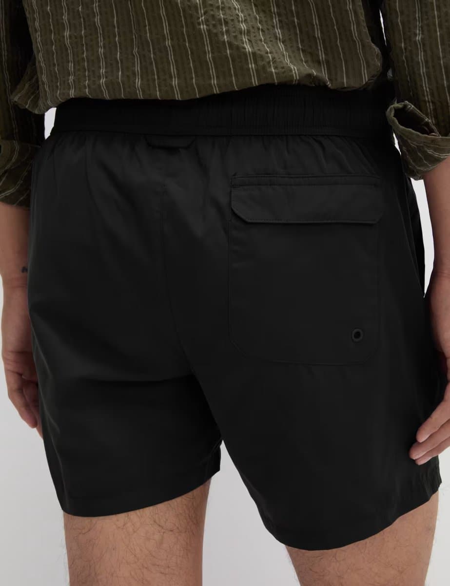 Marks & Spencer M&S Quick Dry Plain Swim Shorts Black - 4