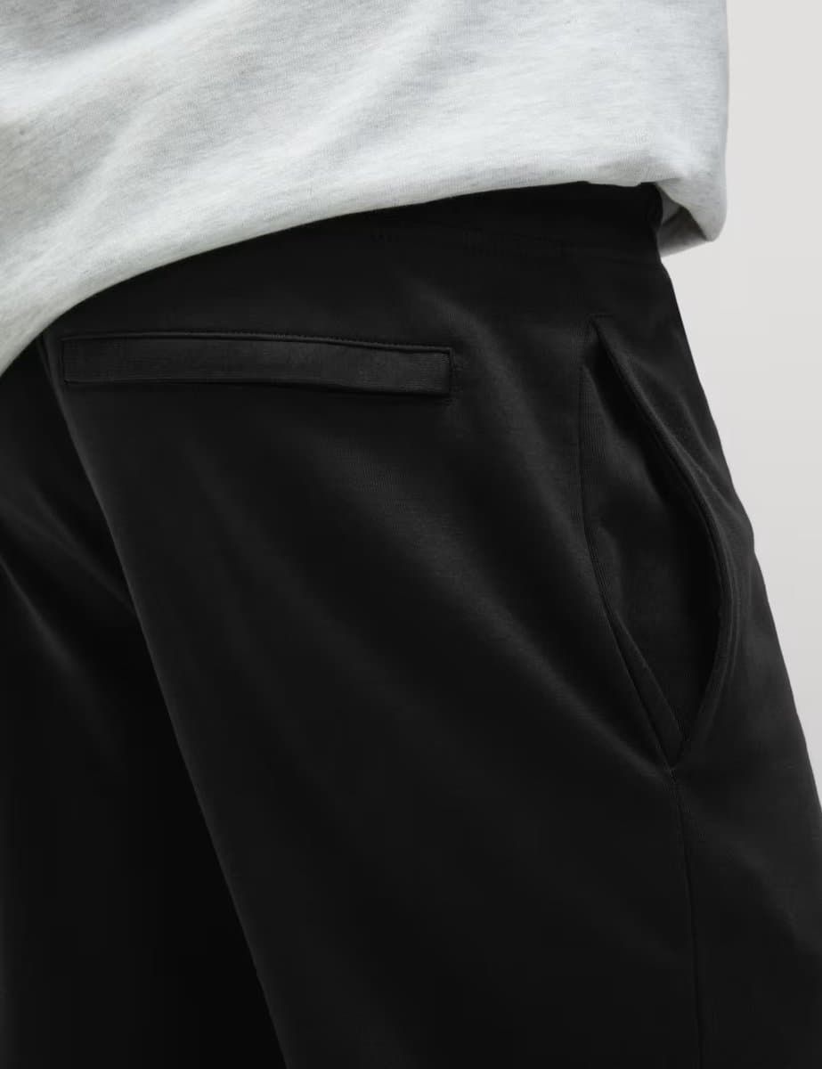 Marks & Spencer M&S Cotton Rich Straight Leg Joggers Black - 2