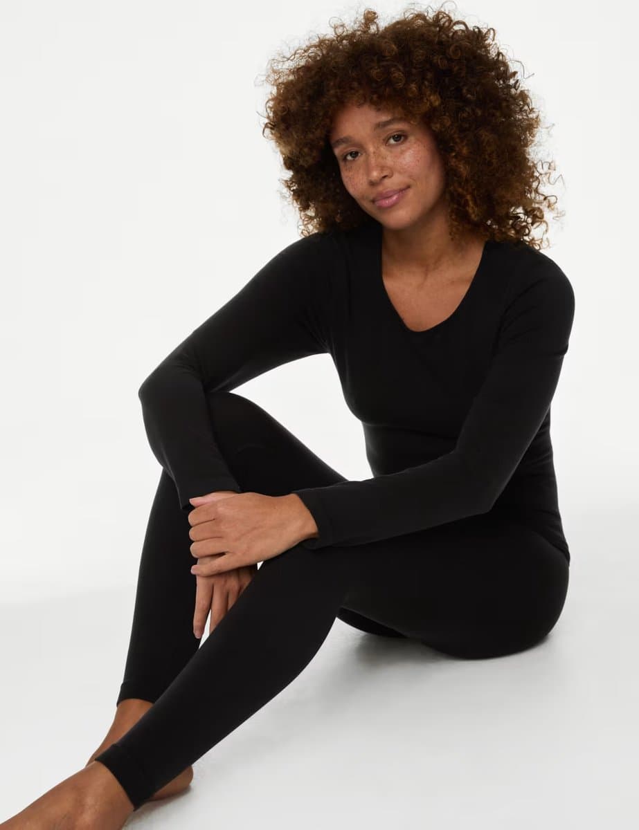 Marks & Spencer M&S Heatgen™ Thermal Shaping Leggings Black - 3