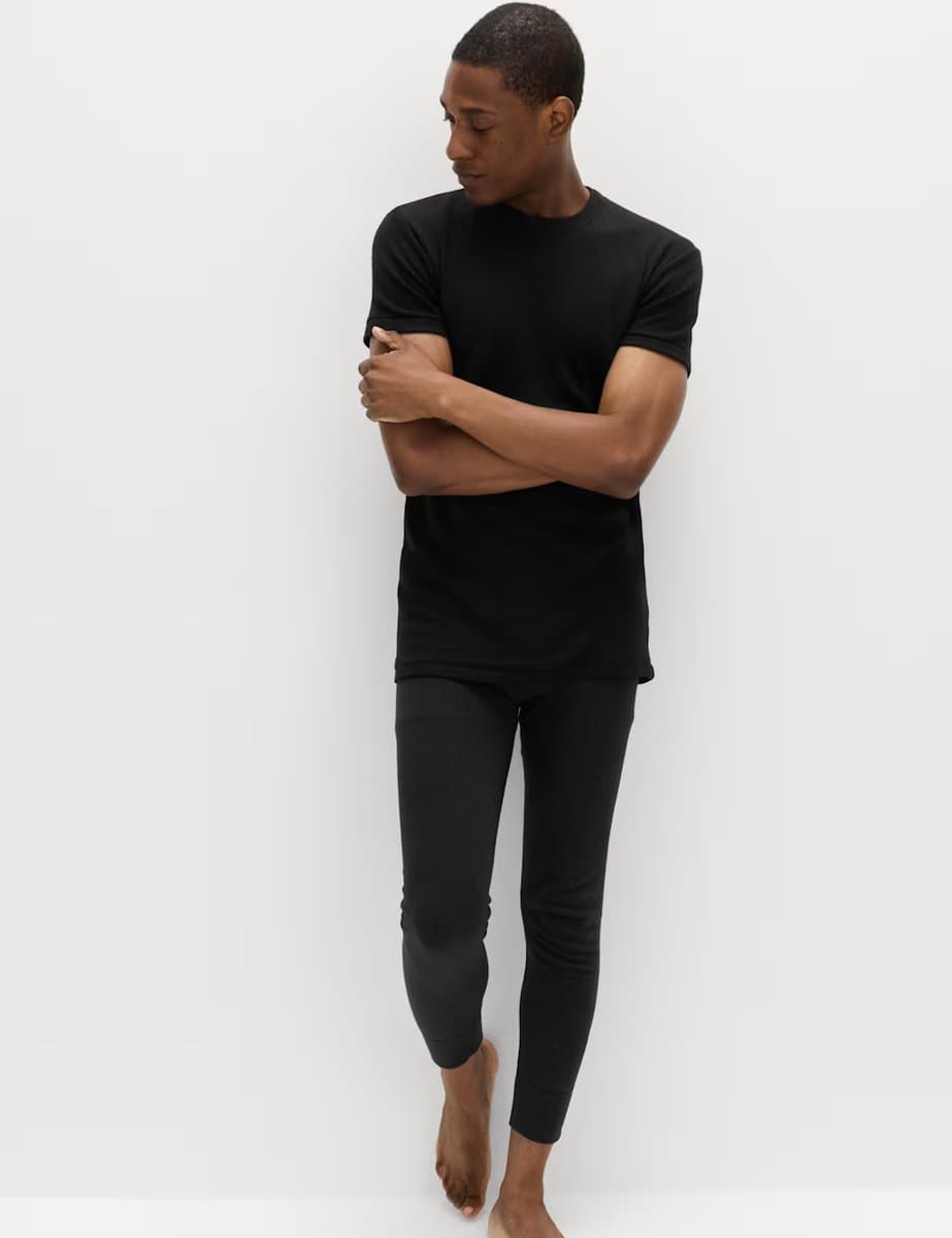 Marks & Spencer M&S Heatgen™ Medium Thermal Long Johns Black
