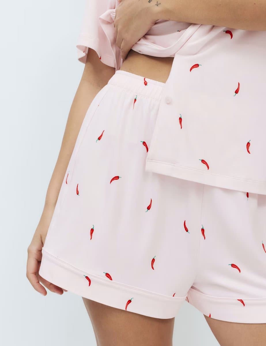 Marks & Spencer M&S 2 Pack Soft Touch Revere Shortie Sets Pink Mix - 2