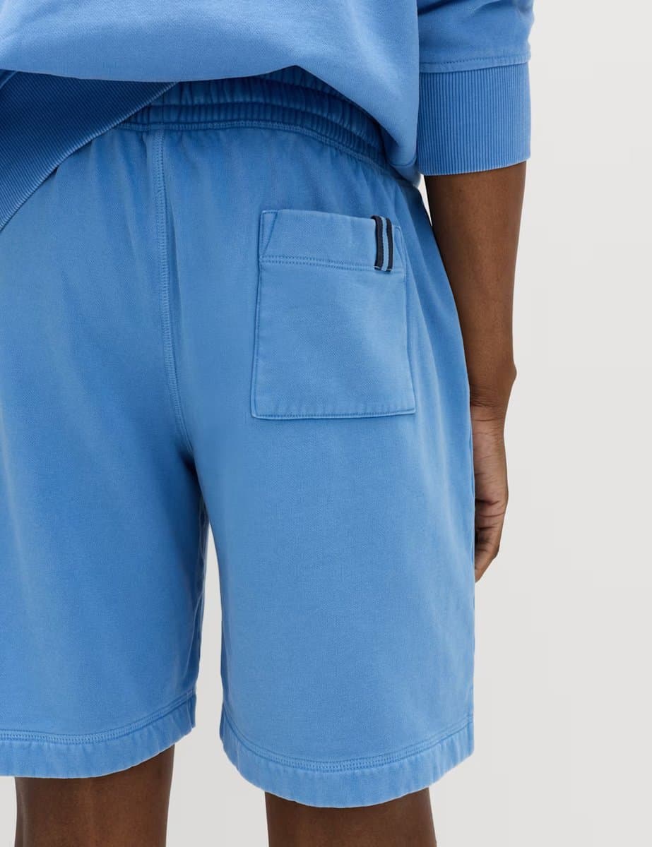 Marks & Spencer M&S Cotton Rich Garment Wash Pyjama Shorts Blue - 3