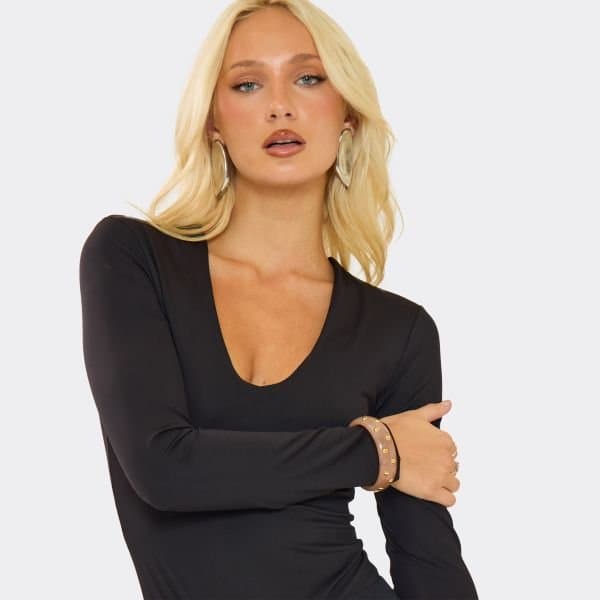 EGO Studded Detail Bangle In Beige Resin, Women's Size UK One Size