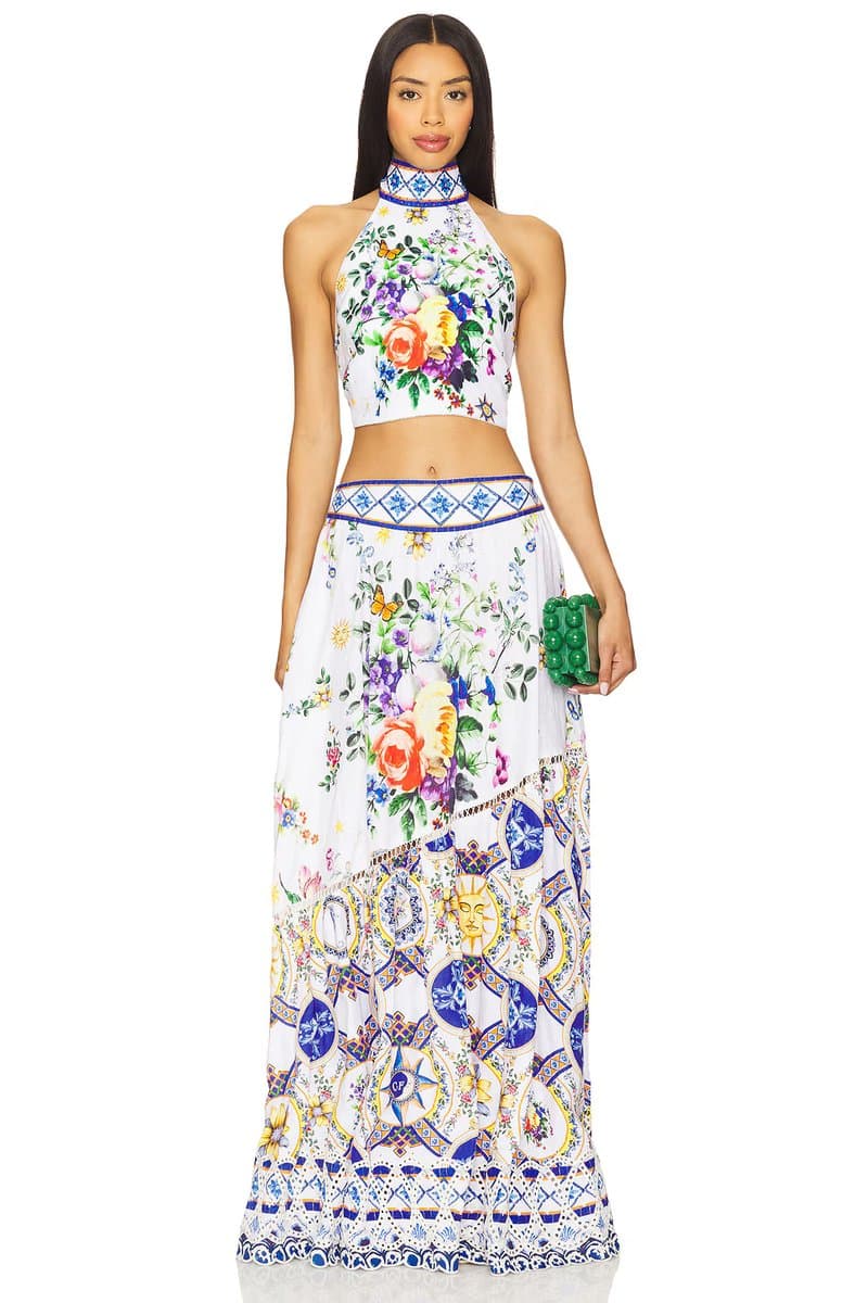 revolve Halter Tie Back Top - 4