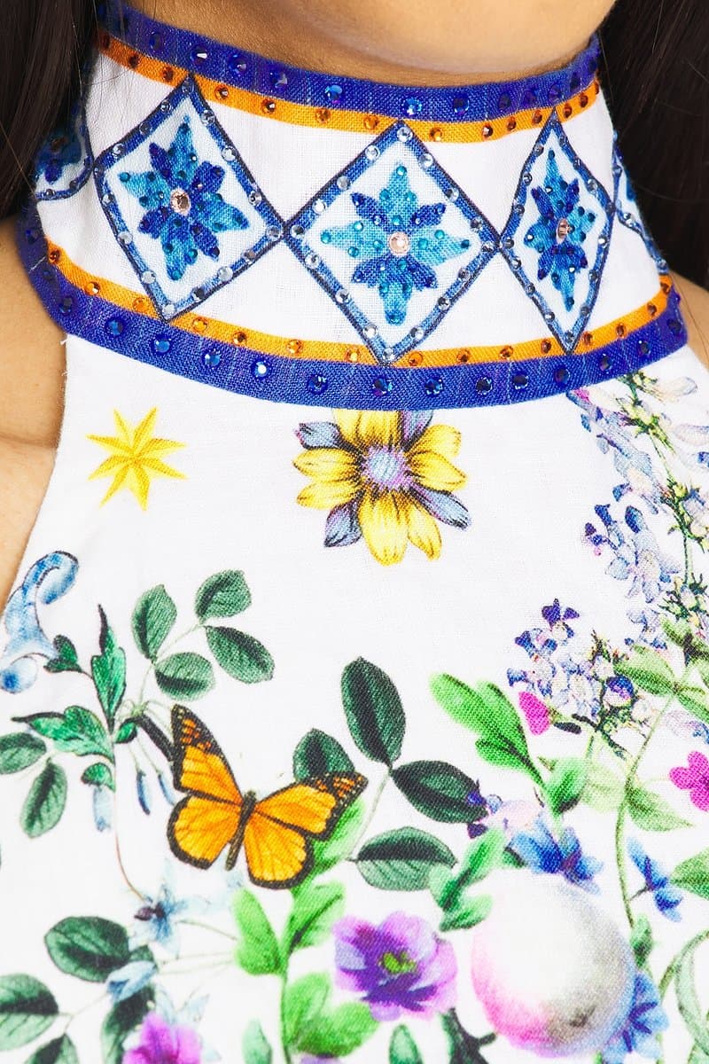 revolve Halter Tie Back Top - 5