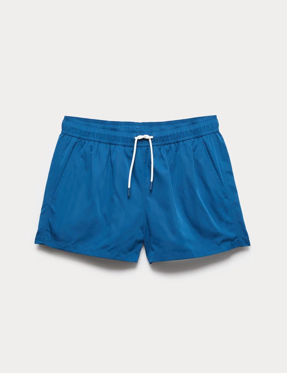 Marks & Spencer M&S Quick Dry Plain Swim Shorts Marine