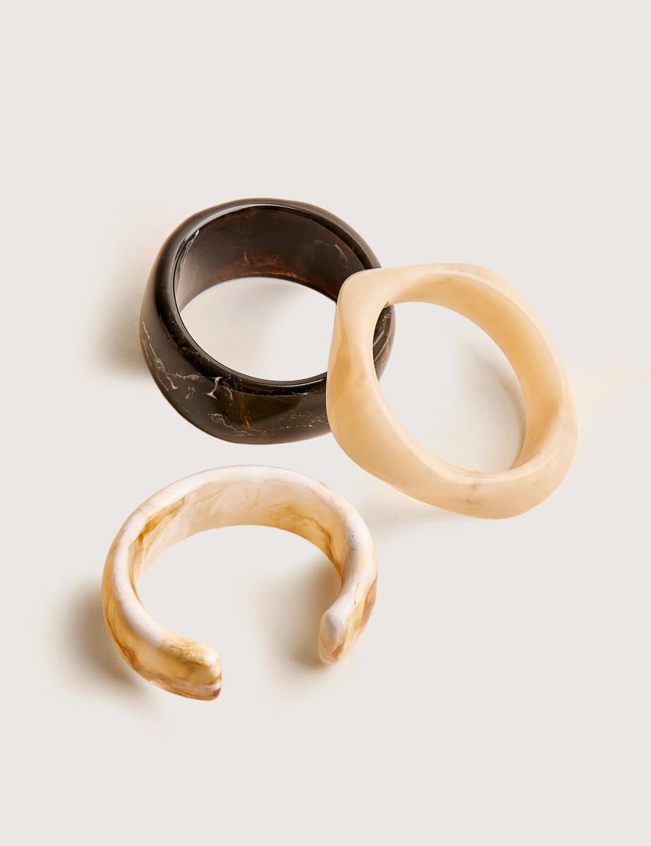 Public Desire 3 Pack Cuff & Classic Bangle Set Multi - 2