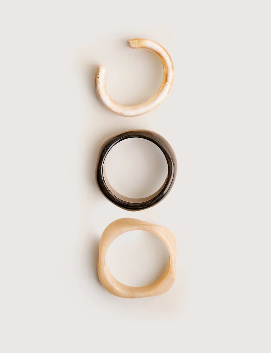 Public Desire 3 Pack Cuff & Classic Bangle Set Multi - 3