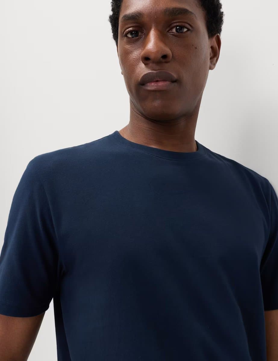 Marks & Spencer M&S 2 Pack Pure Cotton Pyjama Sets Navy Mix - 3