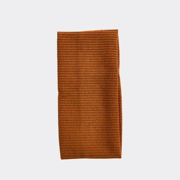 EGO Thin Headband In Brown Ribbed, Women's Size UK One Size - 2