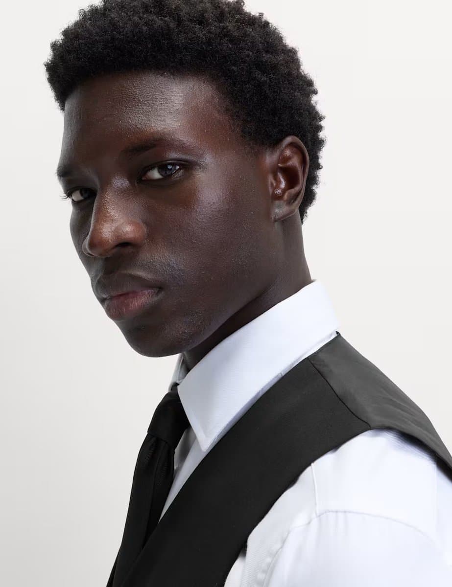 Marks & Spencer M&S Ultimate Waistcoat With Stretch Black - 4