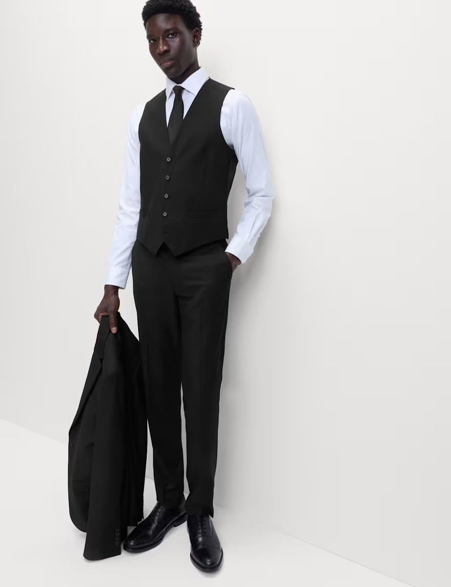 Marks & Spencer M&S Ultimate Waistcoat With Stretch Black - 5