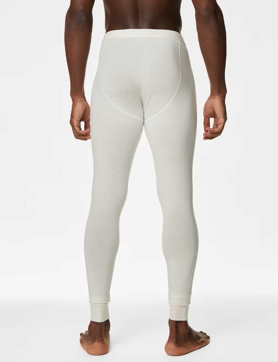 Marks & Spencer M&S 2 Pack Heatgen™ Light Thermal Long Johns Ivory - 3