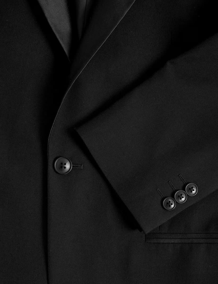 Marks & Spencer M&S Slim Fit Tuxedo Jacket Black - 2