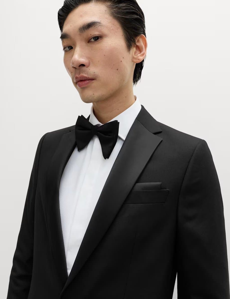 Marks & Spencer M&S Slim Fit Tuxedo Jacket Black - 4