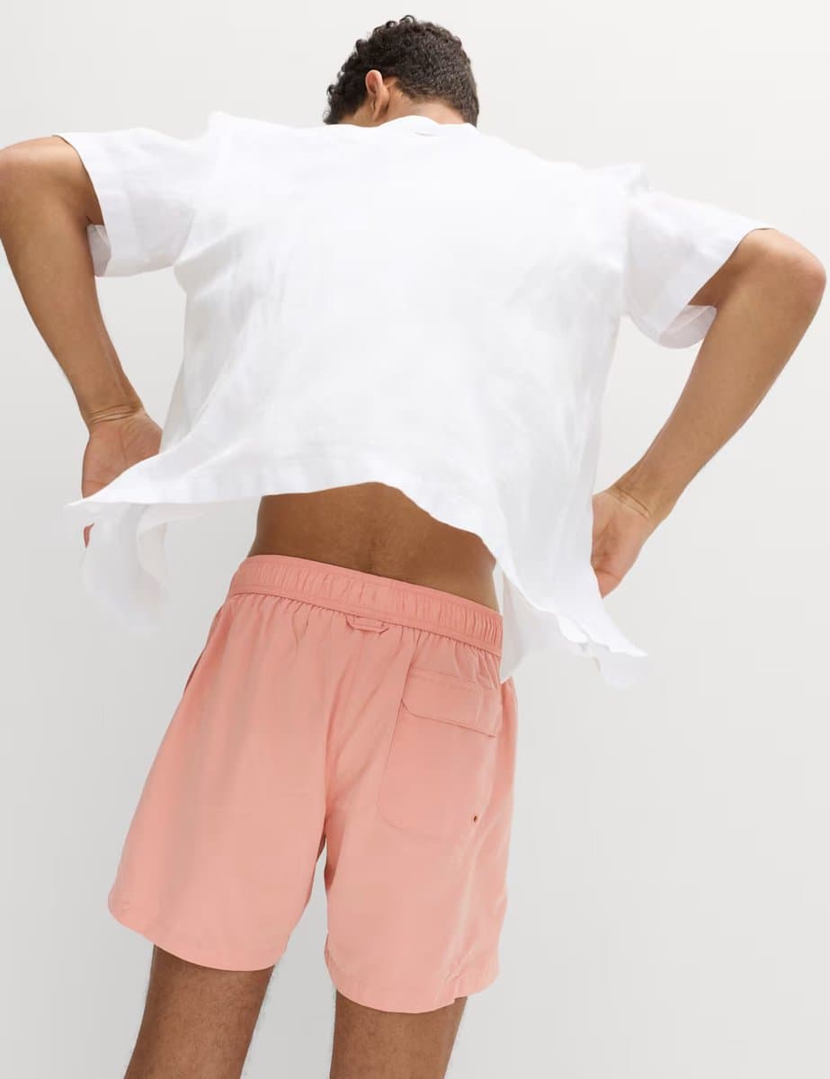 Marks & Spencer M&S Quick Dry Plain Swim Shorts Apricot - 4