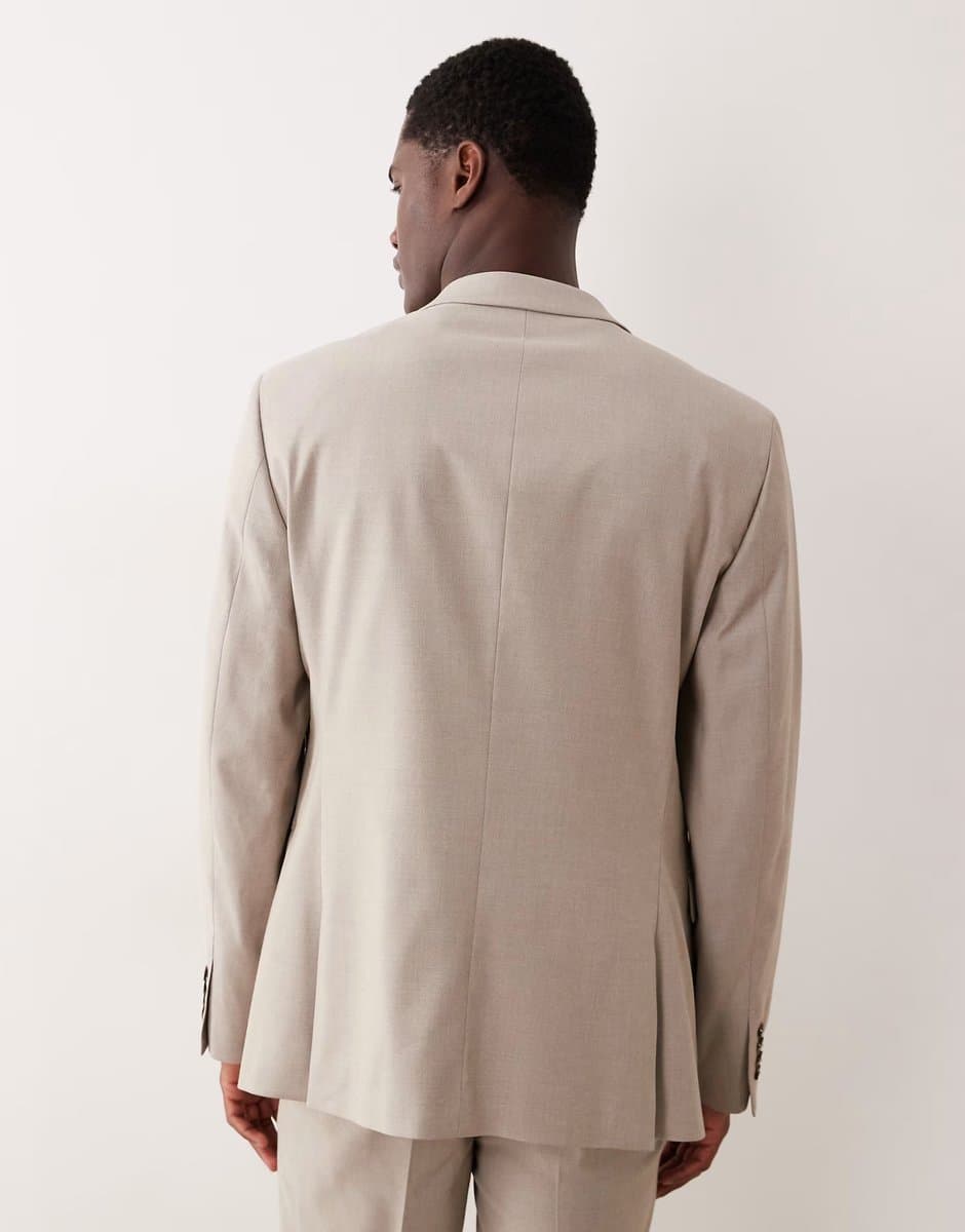 ASOS Mango tailored blazer co-ord in beige - 3