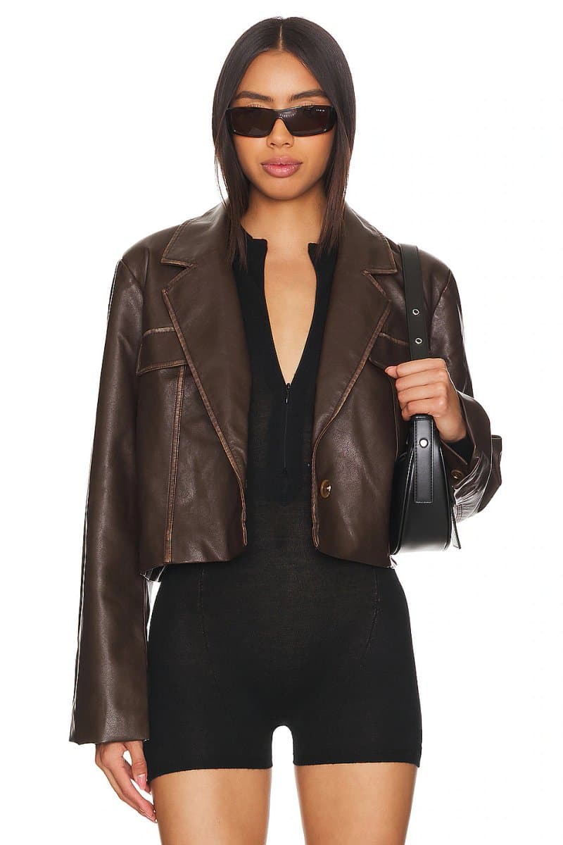revolve Blakely Faux Leather Jacket - 1