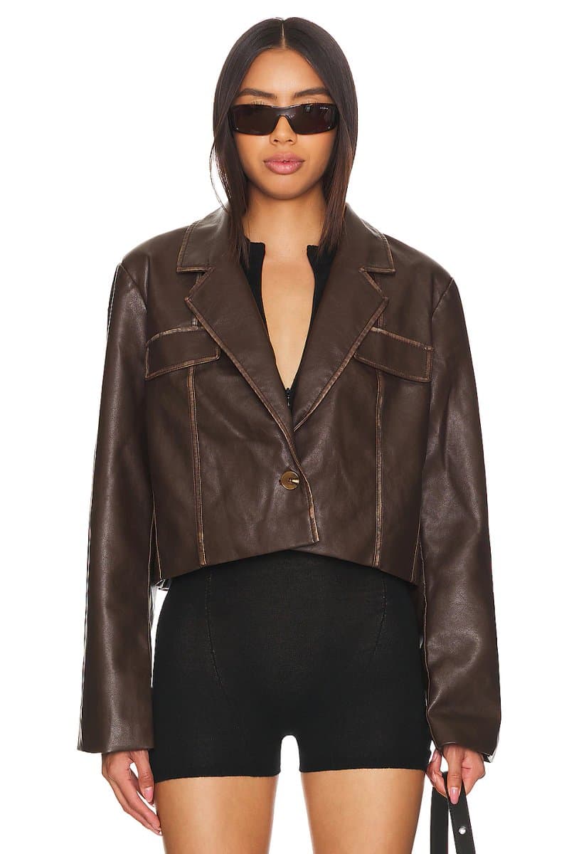 revolve Blakely Faux Leather Jacket - 2