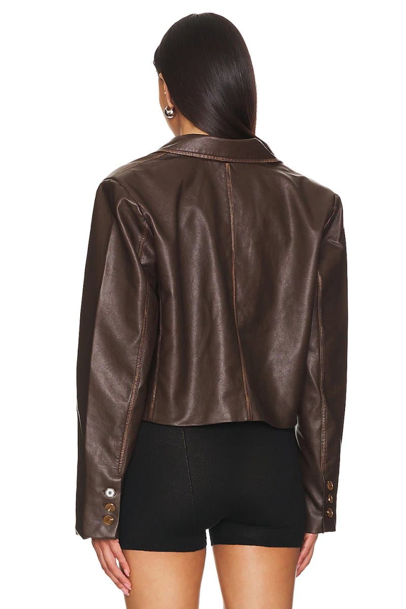 revolve Blakely Faux Leather Jacket - 4