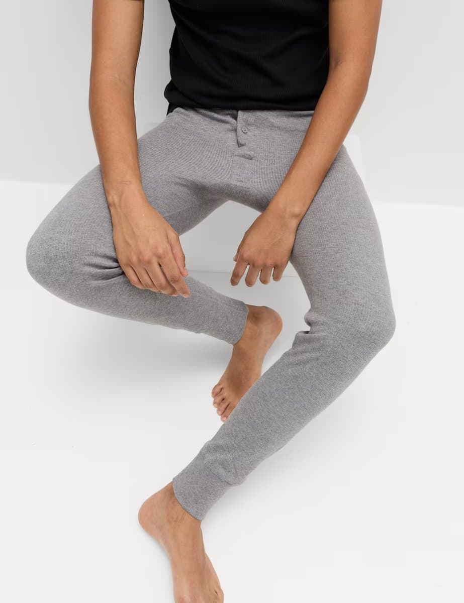 Marks & Spencer M&S Heatgen™ Medium Thermal Long Johns Grey - 2