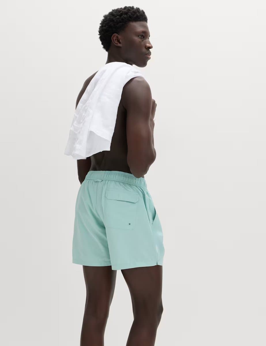 Marks & Spencer M&S Quick Dry Plain Swim Shorts Light Mint - 5
