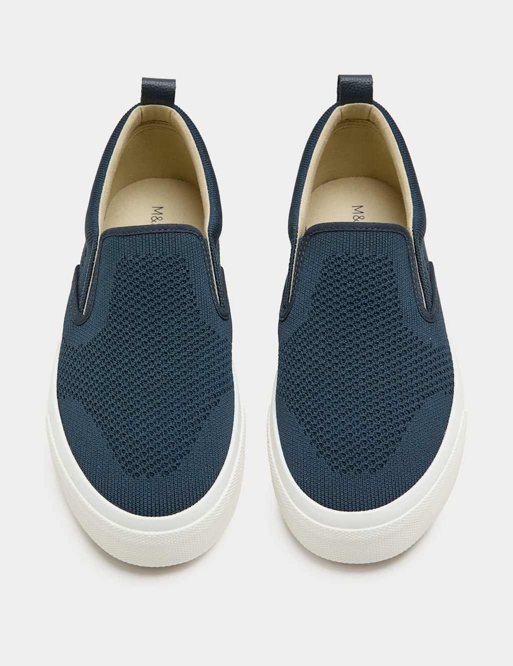 Marks & Spencer M&S Mesh Slip On Pumps Navy