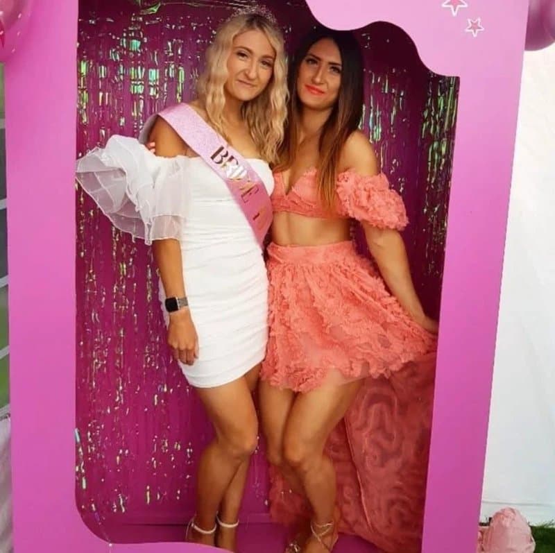 ASOS ASOS Luxe stunning coral skirt and crop