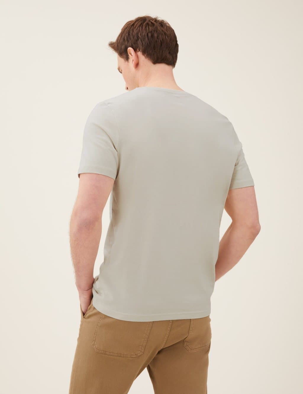 Marks & Spencer M&S Pure Cotton Kind Is Cool Graphic T-Shirt Ecru - 3