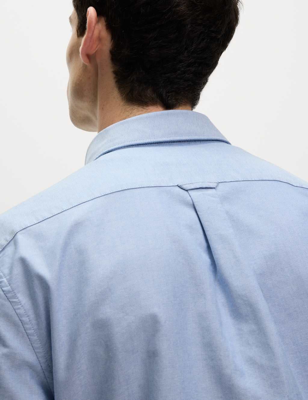 Marks & Spencer M&S Ultimate 2 Pack Regular Fit Pure Cotton Oxford Shirts Light Blue Mix - 5