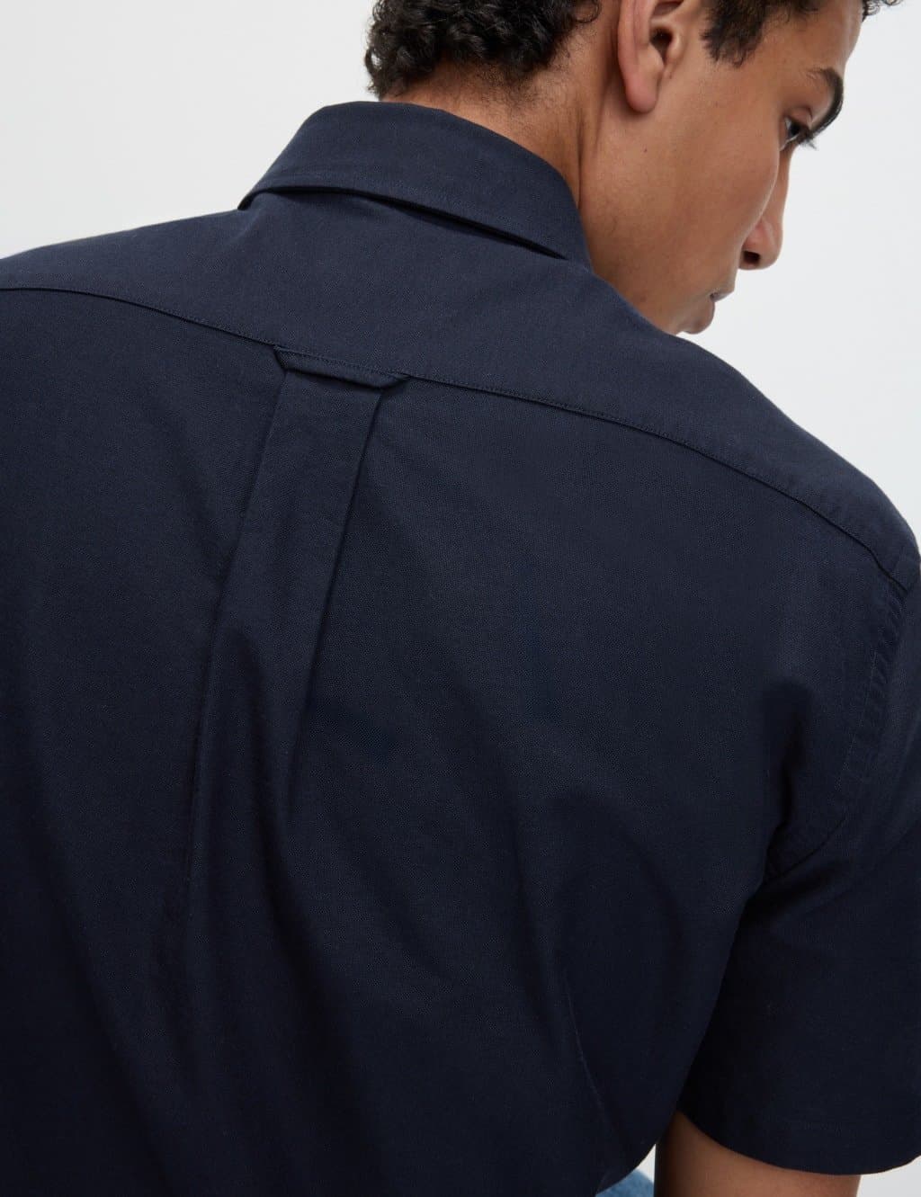 Marks & Spencer M&S Ultimate Pure Cotton Oxford Shirt Navy - 4