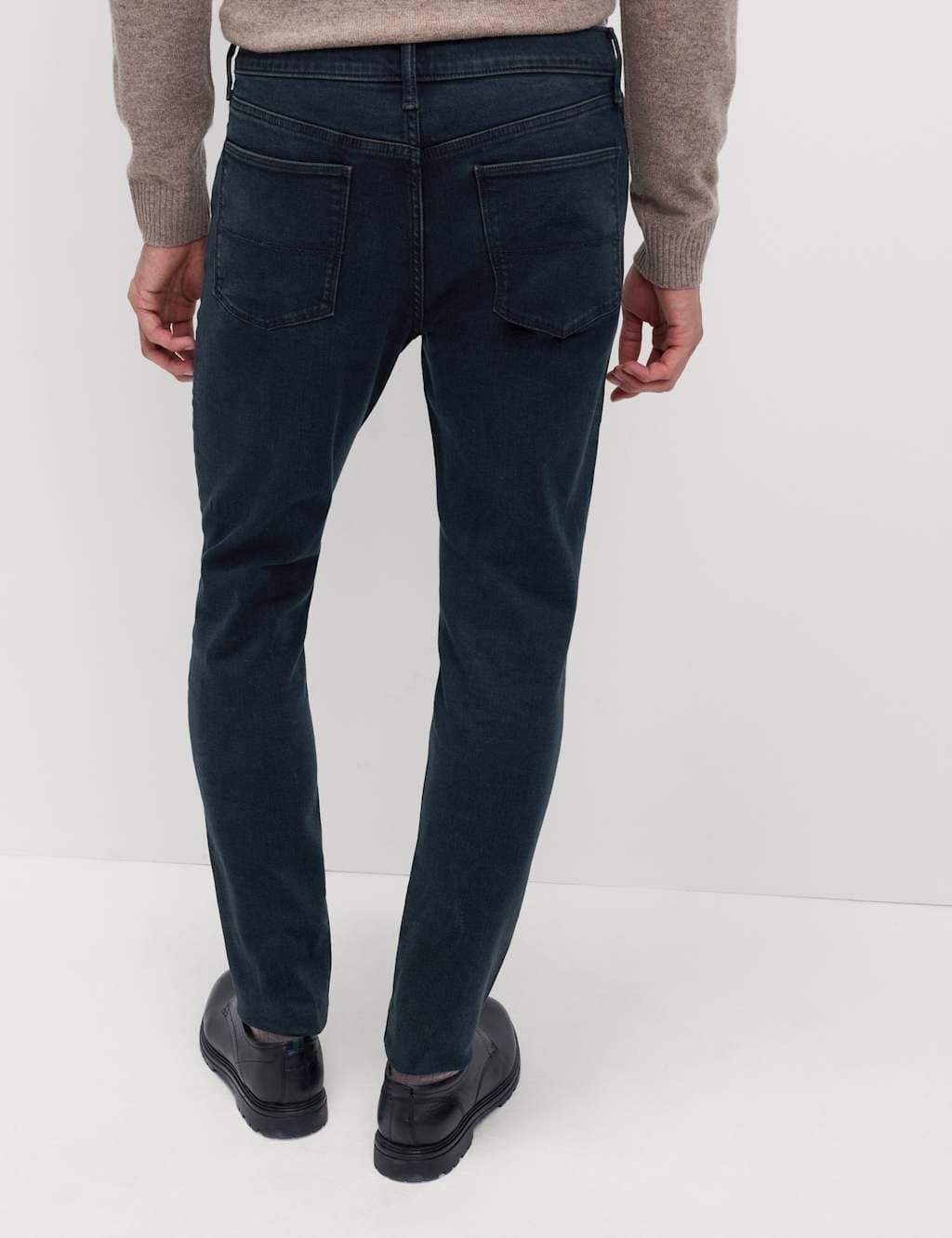 Marks & Spencer M&S Skinny Fit Stretch Jeans Smokey Blue - 5