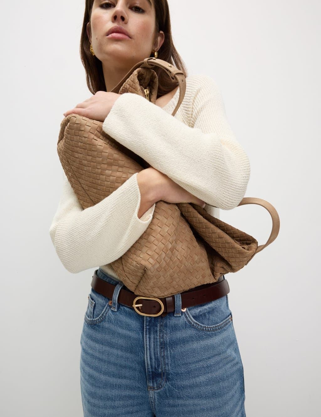 Marks & Spencer M&S Wide Leg Cropped Jeans Medium Indigo - 2