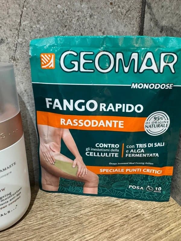 Geomar Italian Geomar Fango Rapido Rassodante Firming Mud Cellulite Treatment 10 Min