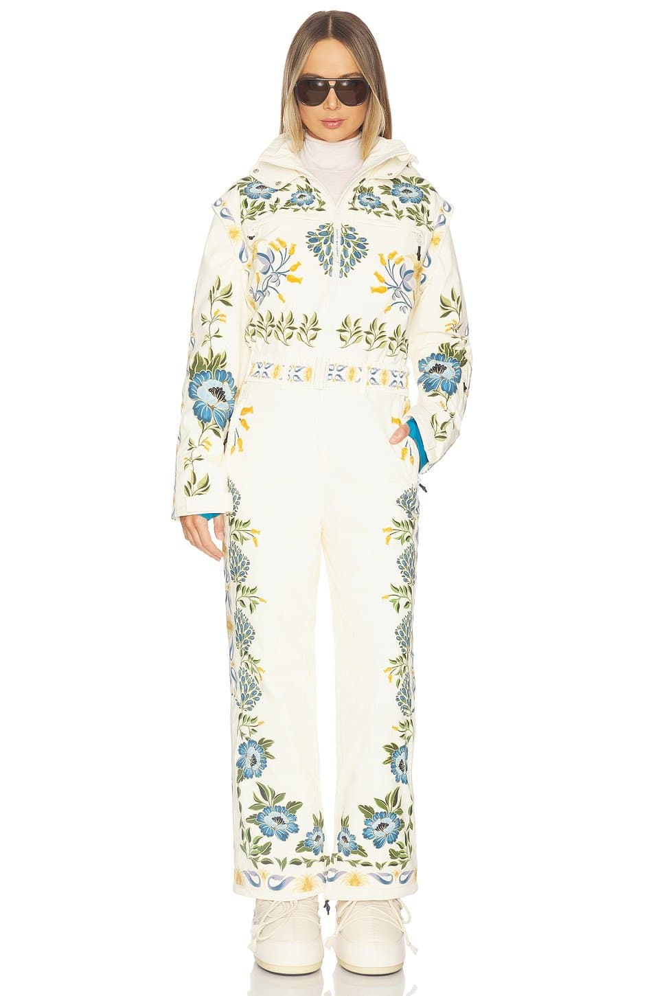 revolve x FARM Rio One Piece Ski Suit