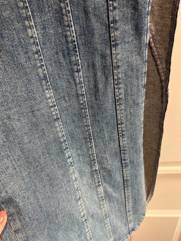 ASOS ASOS Luxe Denim Midi Skirt