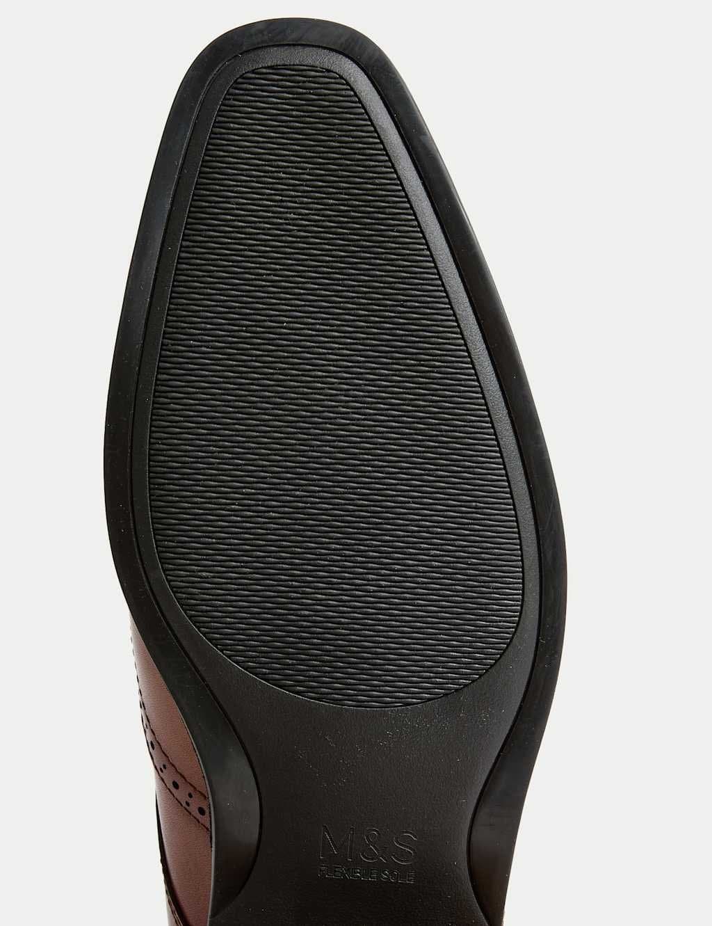 Marks & Spencer M&S Leather Brogues Tan - 3