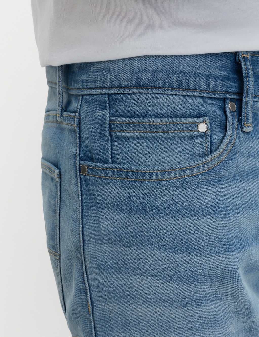 Marks & Spencer M&S Slim Fit Stretch Jeans Blue Blue - 2