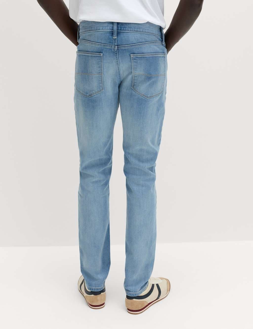 Marks & Spencer M&S Slim Fit Stretch Jeans Blue Blue - 4