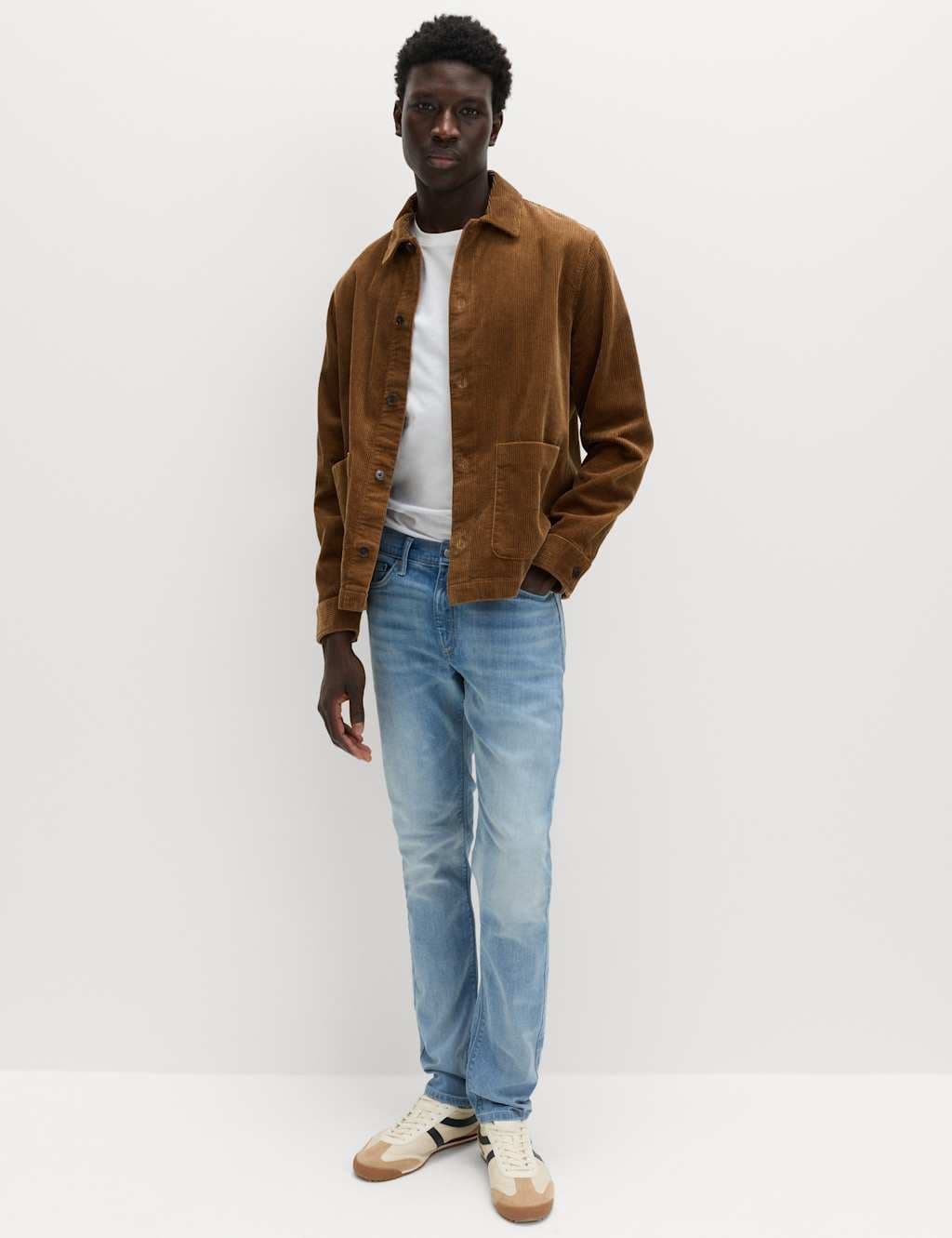 Marks & Spencer M&S Slim Fit Stretch Jeans Blue Blue - 5