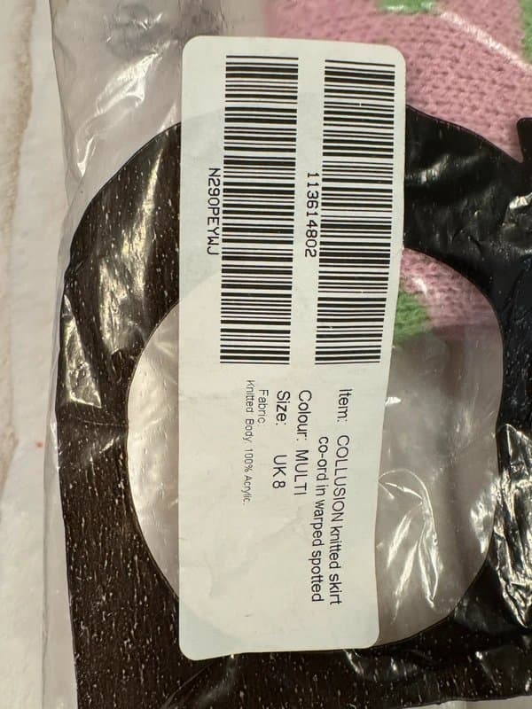 ASOS BNWT Collusion x Asos skirt