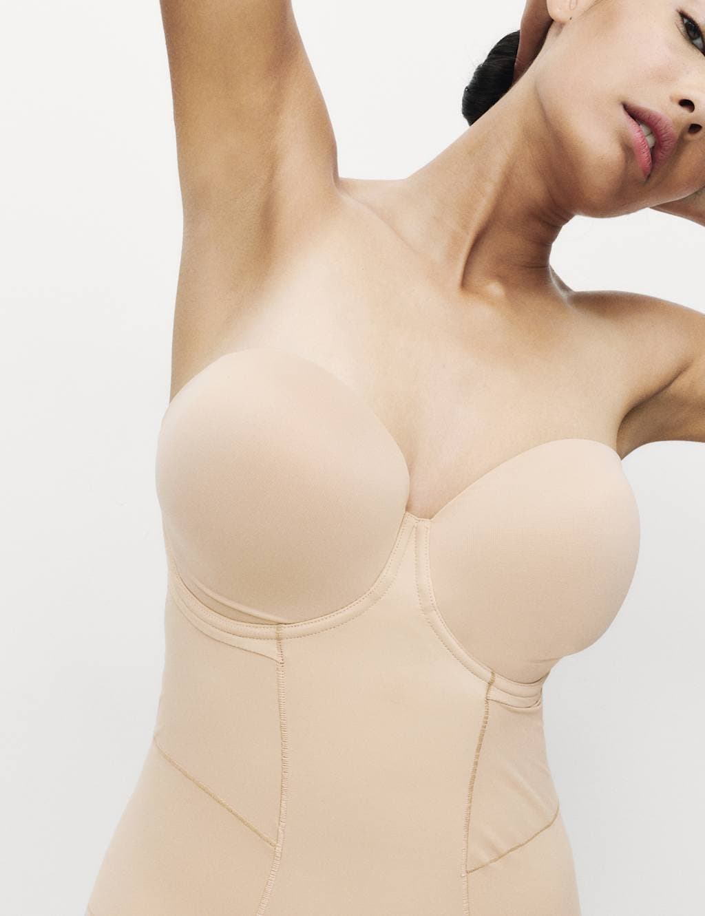 Marks & Spencer M&S Body Define™ Firm Control Bodysuit F-GG Rose Quartz - 4