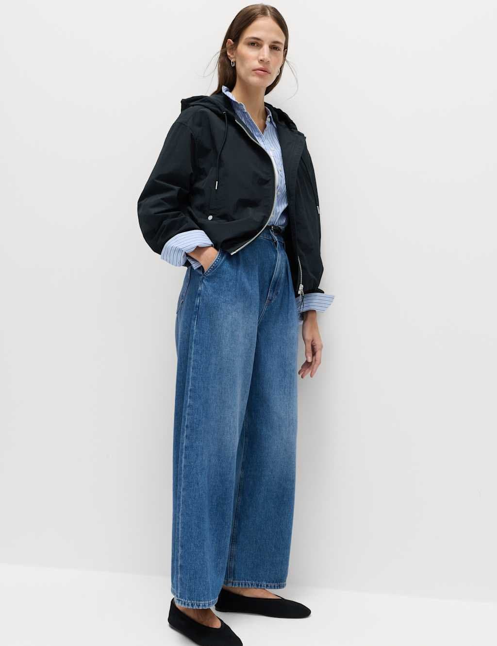 Marks & Spencer M&S Stormwear™ Short Parka Midnight Navy - 3