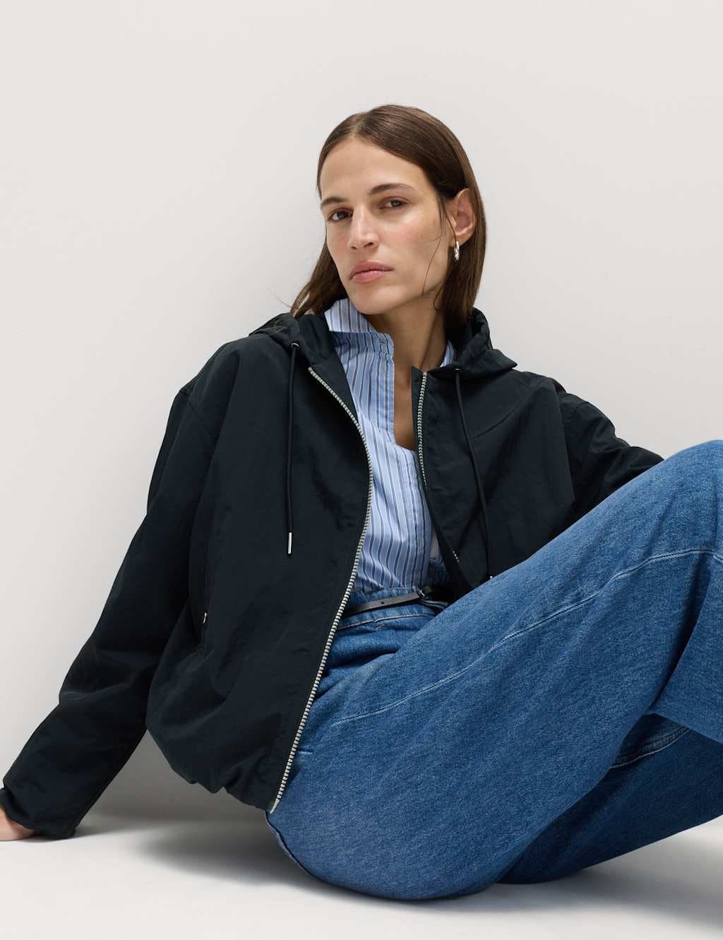 Marks & Spencer M&S Stormwear™ Short Parka Midnight Navy - 4