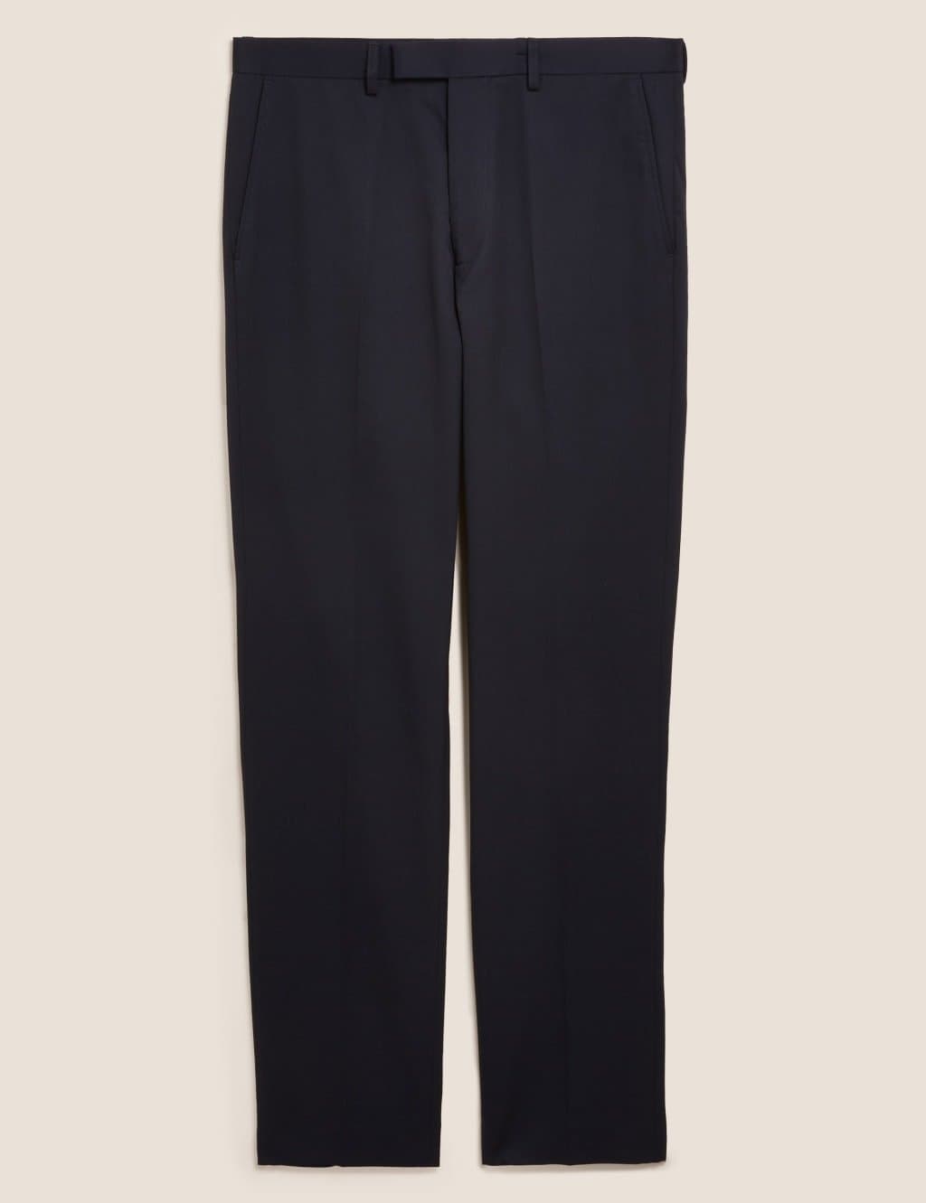 Marks & Spencer M&S Slim Fit Suit Trousers Navy - 2