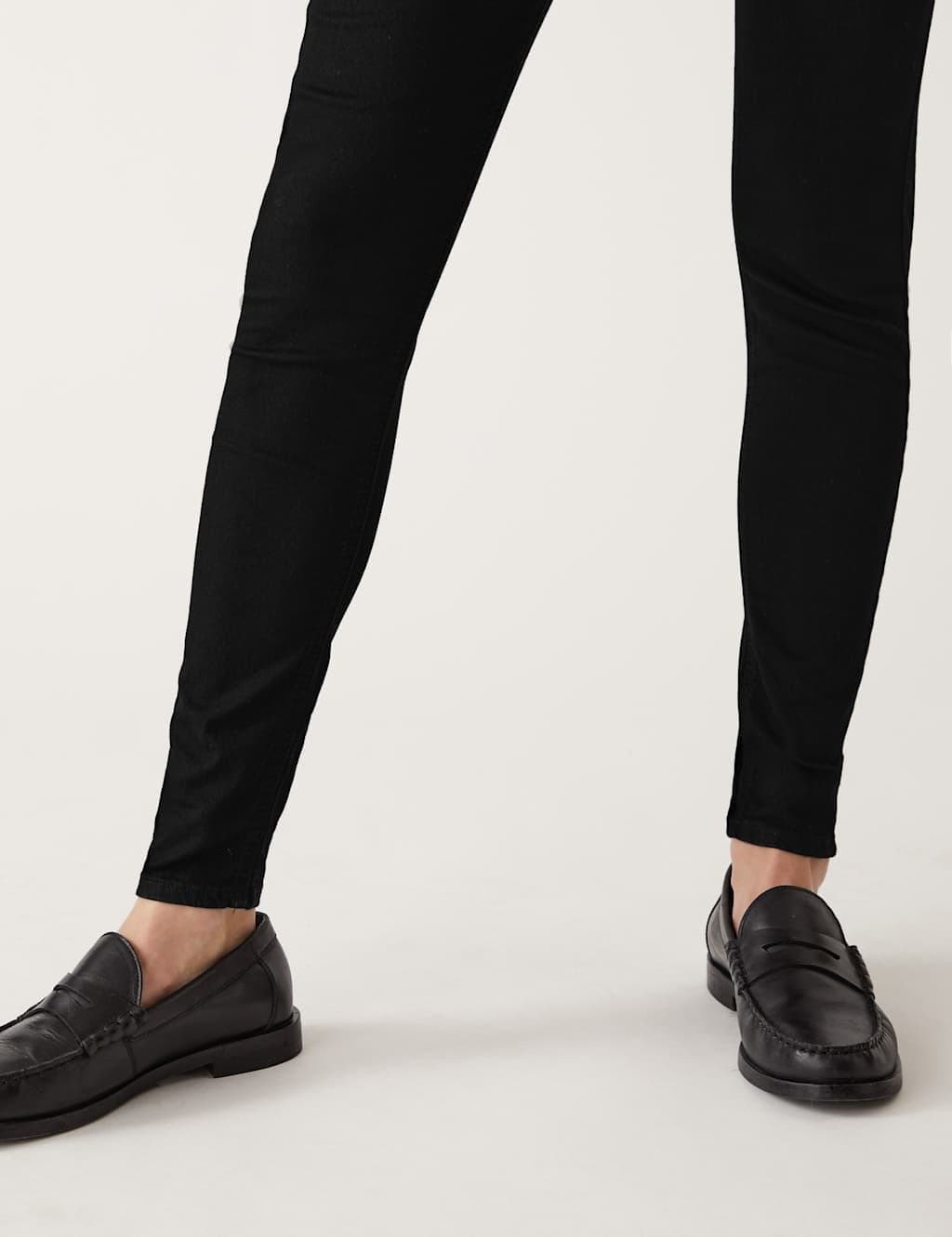 Marks & Spencer M&S 2 Pack High Waisted Jeggings Blue/Black - 3