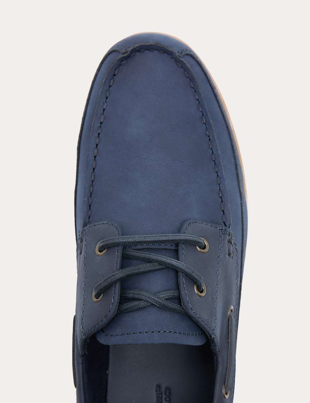 Marks & Spencer M&S White Sole Deck Shoes Navy Mix - 2